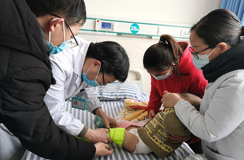 宣威市第一人民醫(yī)院 脛腓骨固定支具